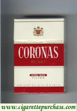 Coronas Rubio cigarettes